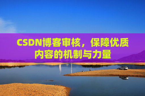 CSDN博客审核，保障优质内容的机制与力量